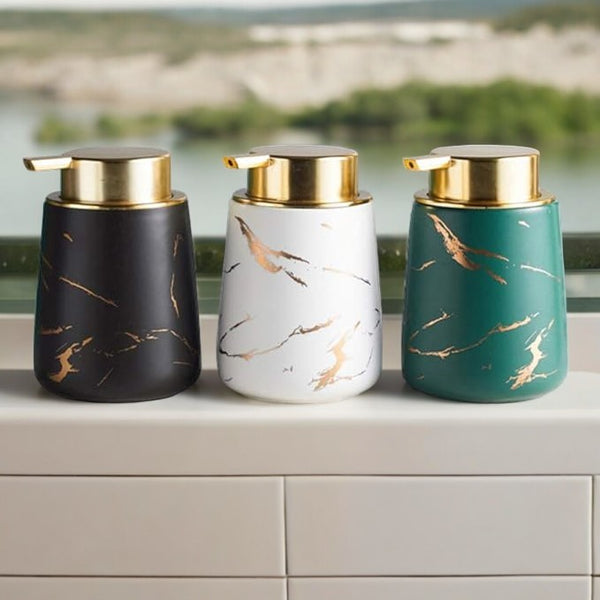 Ceramic Dispensing Bottle White